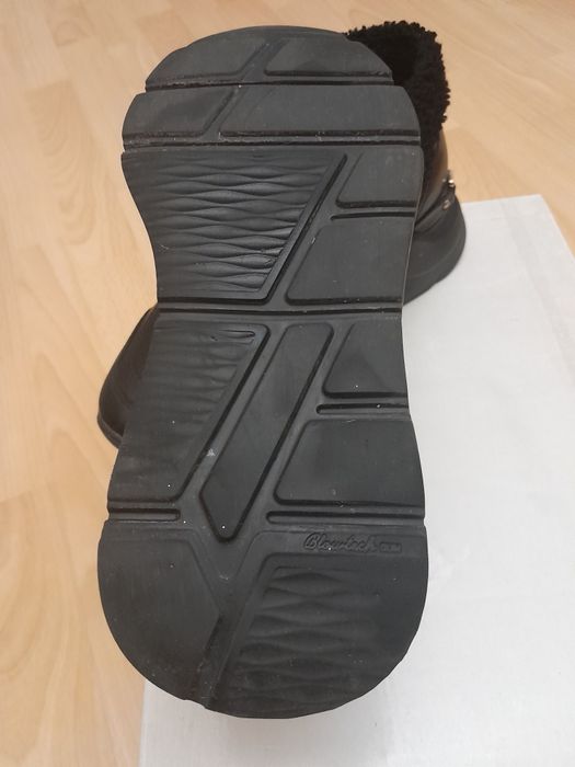 Ботинки кожаные зимние