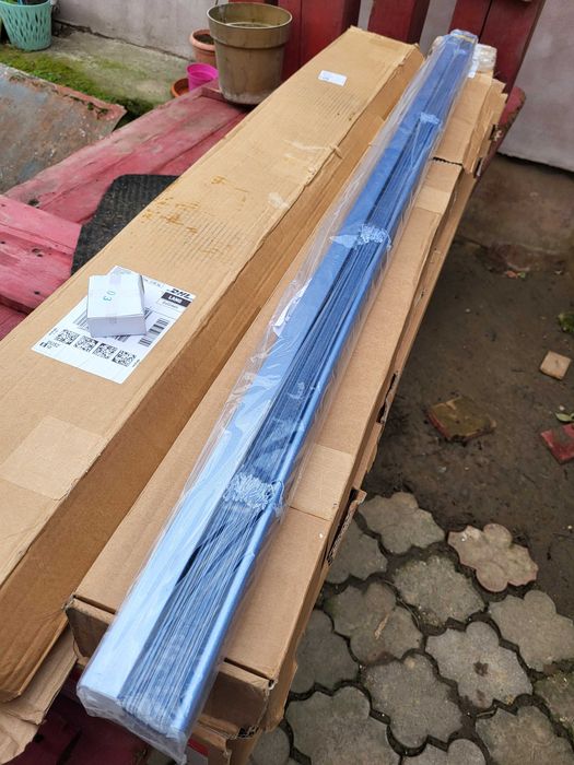 Jaluzea aluminiu  25mm 150/175 cm Albastru-Argintiu