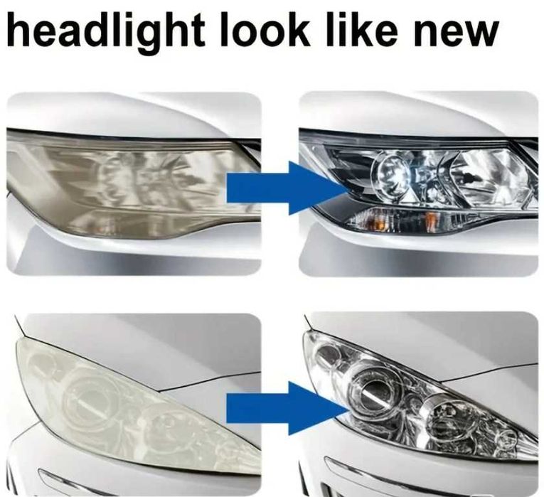 Паста за възстановяване на фарове – премахва пожълтяване и драскотини