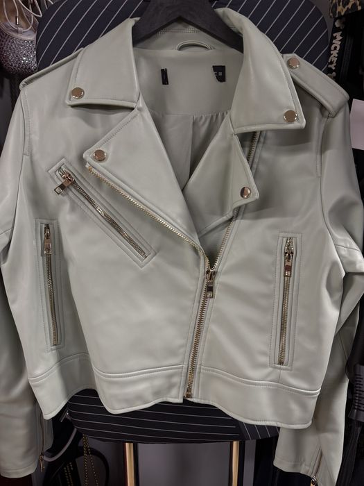 Дамско яке еко кожа ново