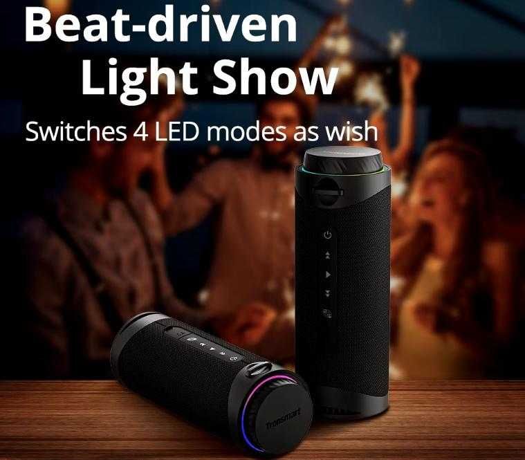 Tronsmart Element T7 3D APP Anti-Shock Тонколона за Колело 30W Велосипед Bluetooth 5 Свързаност IPX7 Водоустойчивост Субуфер за Колоездене на Открито