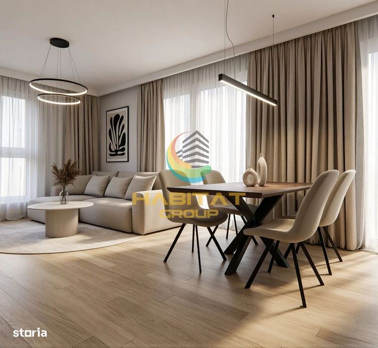 Pallady 2 camere decomandat 67 mp doar 15 min. metrou Teclu — fotografia 1