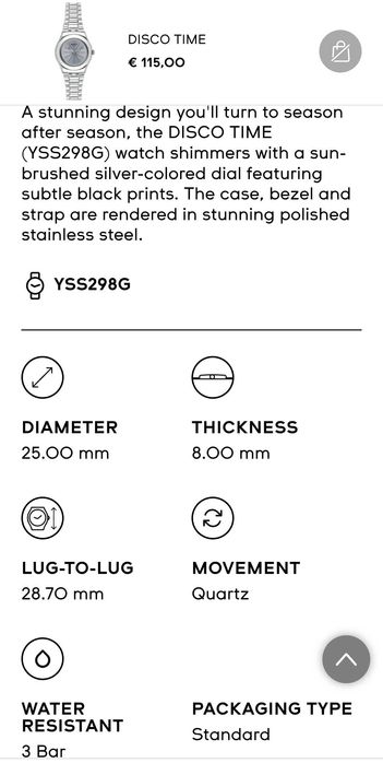 Дамски часовник Swatch, DISCO TIME