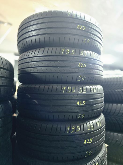 4x 195/55/16 VARA BRIDGESTONE 2020 Stare excelentă