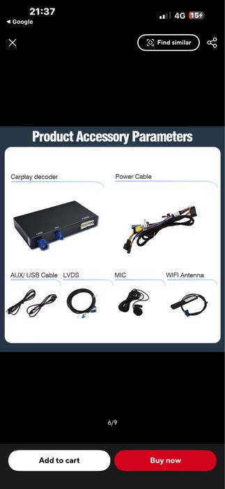 Vand modulator carplay pt navigatie cic (bmw e90 e60 etc)
