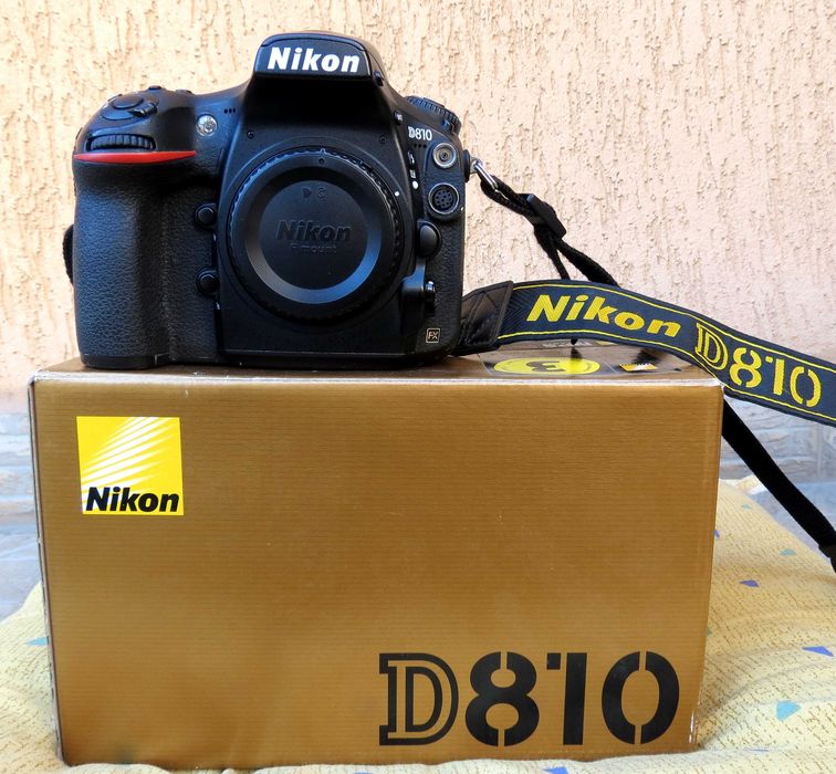 Aparat foto DSLR  Nikon D810 , DSLR Full Frame de la Nikon are senzor CMOS de 36.3 Mpx procesor de imagine EXPEED 4,