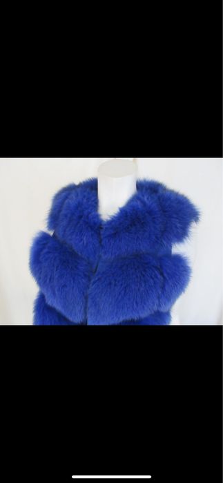 Reducere 3+1 gratis Vesta de blana vulpe