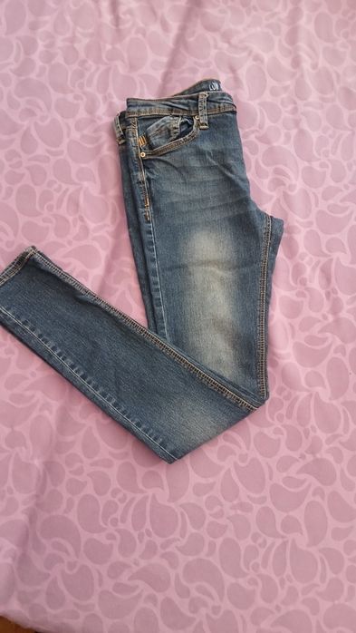 Дамски сини дънки