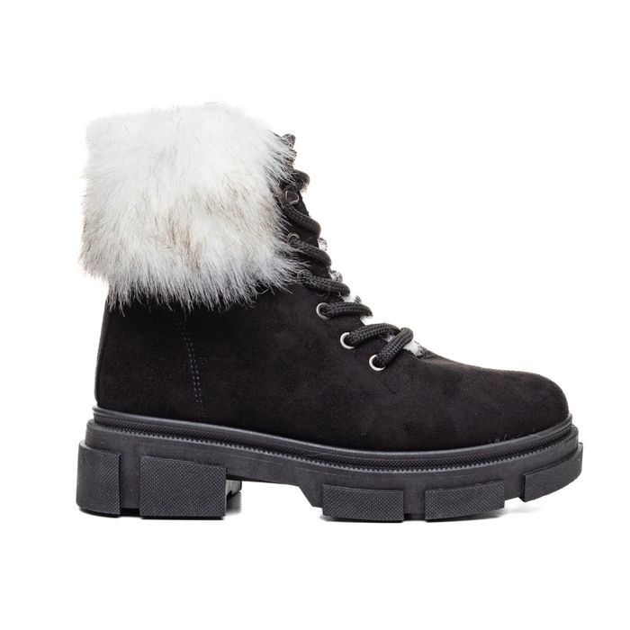 Дамски боти с пух