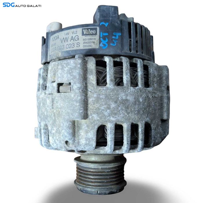 Alternator 14V 120A Volkswagen Golf 4 1.9 TDI 1998 - 2005 Cod 038903023S 038903024G [L9859]
