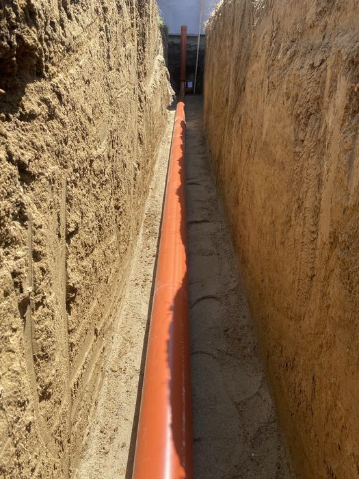 Montaj fose septice cu 3 etape de filtrare şi dren,Instalații sanitare