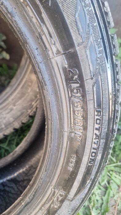 Продам резину 215/55/17 шипы