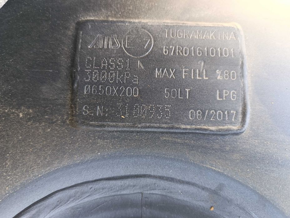 Газова бутилка с нивомер