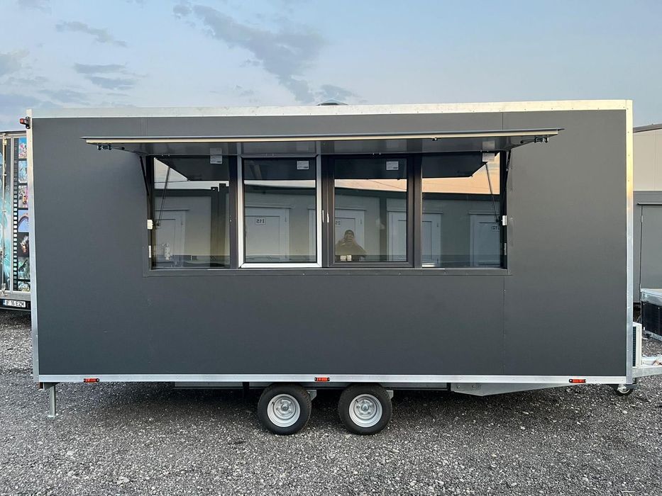 Rulote Comerciale Premium Fast Food Truck Complet Echipate, 6m, Personalizabile, In Stoc Si La Comanda