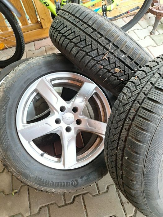 Jante cu Anvelope Continetal M+S 215-65-17