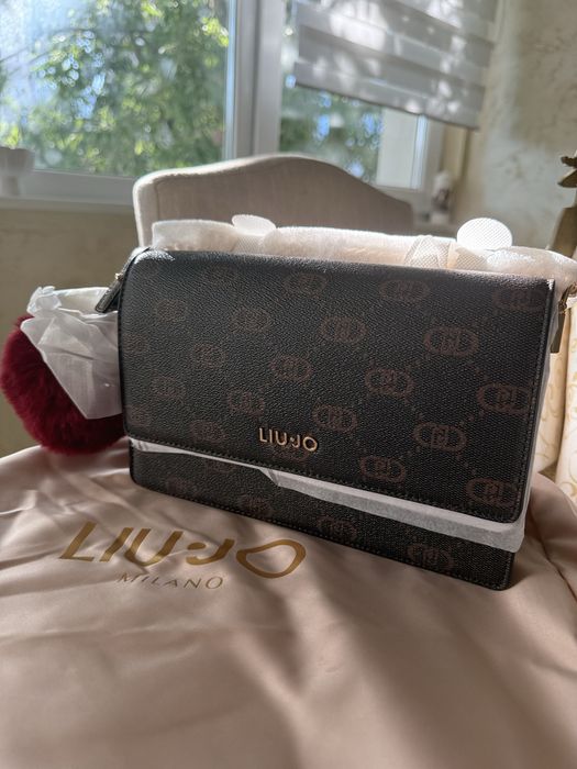 Liu jo чанта с плюшен аксесоар