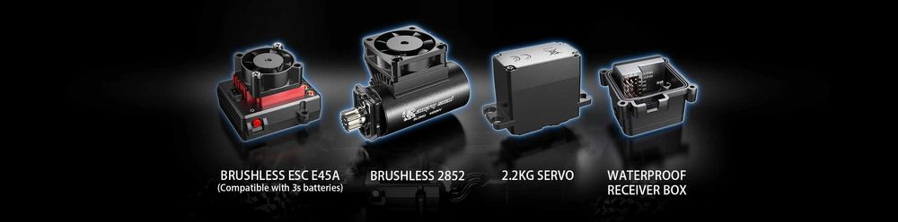 Masina RC 1:14 MJX 14209 brushless cu telecomanda 4WD 75Km/h noua