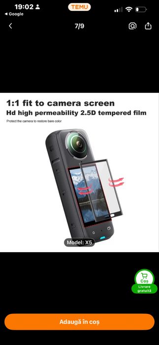 Insta 360 x5  accesori