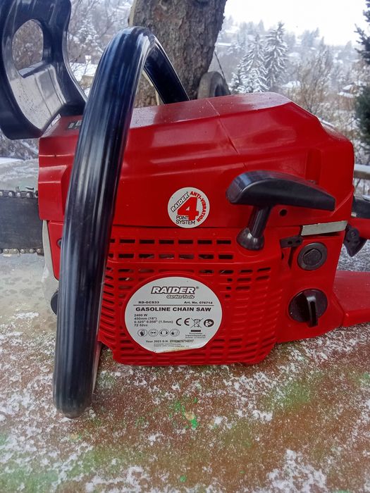 Моторен трион марка Raiger