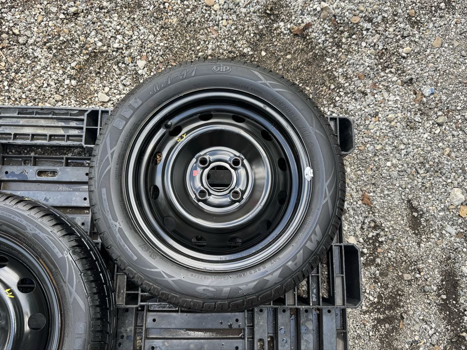 2бр.НОВИ ДЖАНТИ 14цола 4x100+ГУМИ 165/60/14-Toyota,Kia,Hyundai,Mazda