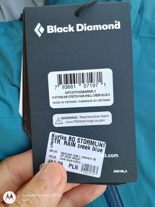 Jacheta/ geacă impermeabilă bărbați Black Diamond