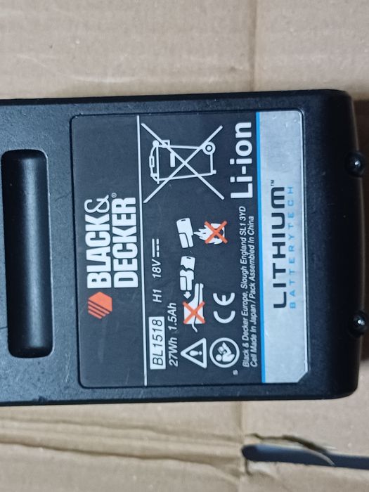 Baterie Black and Decker 18v 1,5A in stare buna
Este testata

#7