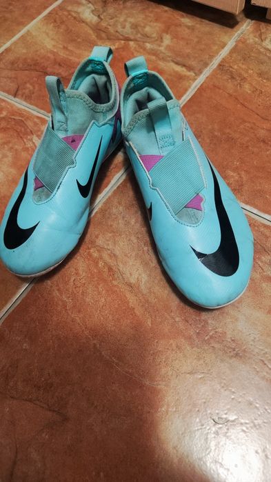 Бутонки Nike синьо-зелени