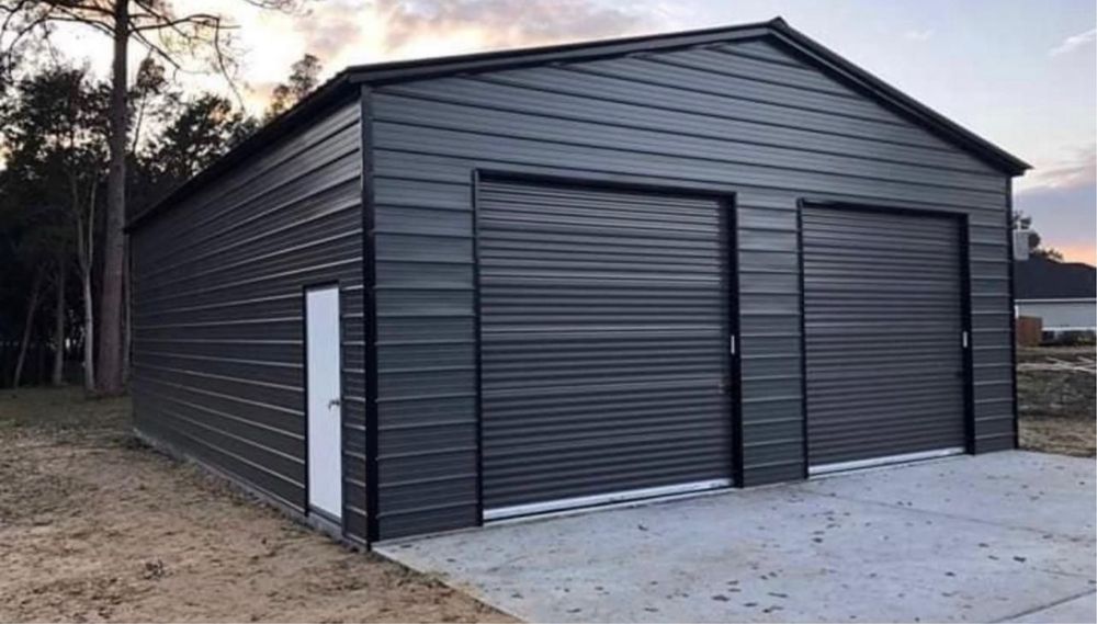 Vand garaje auto pe structura metalica