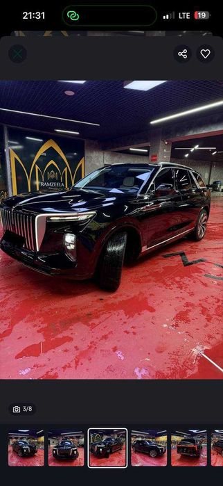 Hongqi E‑HS9 – To‘liq Elektr vikupka