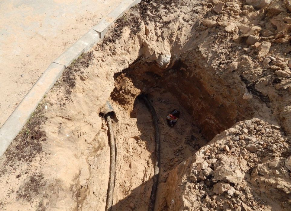 Прокол ГНБ. Асфальт астынан тесу.