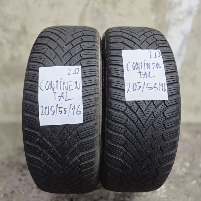 2×205/55/16 M+S .CONTINENTAL 2020.Stare excelenta.
