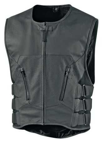 Кожен елек icon кожа естествена телешка елеци мото мъжки дамски детски