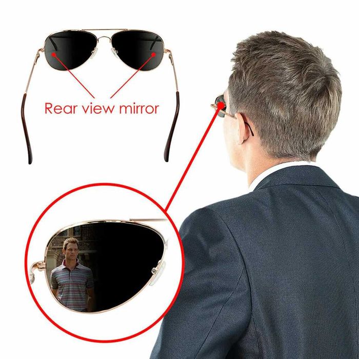 Ochelari de soare eoqo cu oglindă retrovizoare, unisex