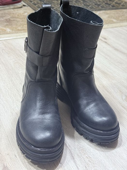 Натуральная кожа ботинки