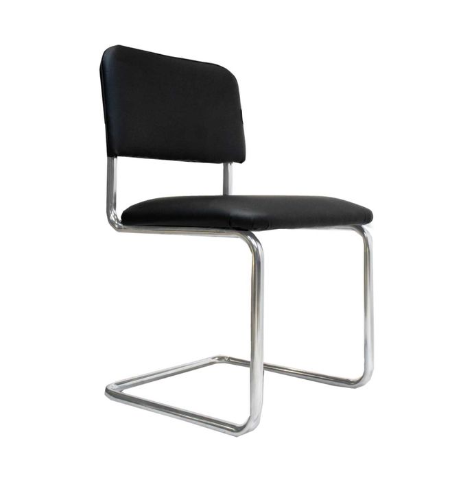 Оптом! Стул Сильвия CHROME кож-зам черный Перечисления есть