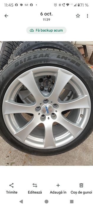 Vând jante BMW 18.