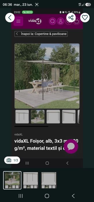 Foișor de gradina 400lei nou