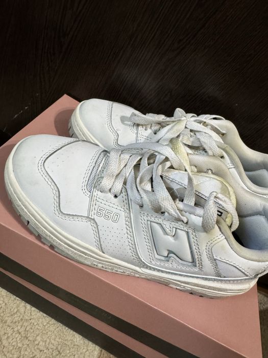 Кроссовки кожа белые