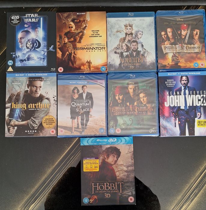 Blu ray колекция "Хобит" и други