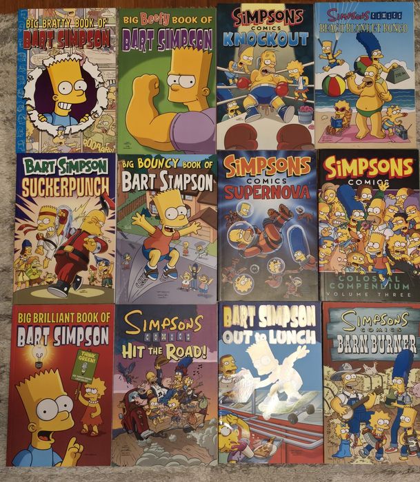 Set 26 volume colectia The Simpson, limba engleza