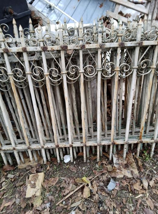 De vanare plase de gard forjat fier brut 7 plase