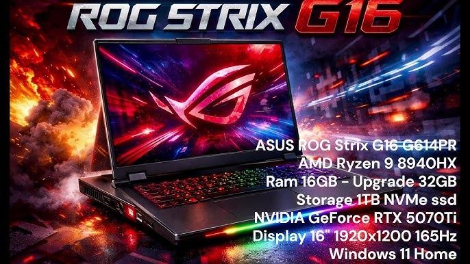 ROG STRIX G614 pro + yangi MAG 325 CQRF E2 AI Gaming Monitor