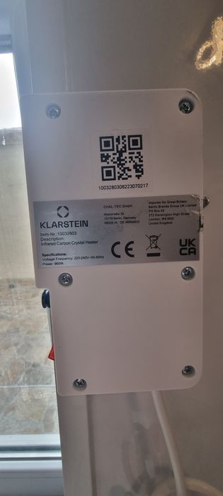 Инфрачервен нагревател Klarstein 960ww