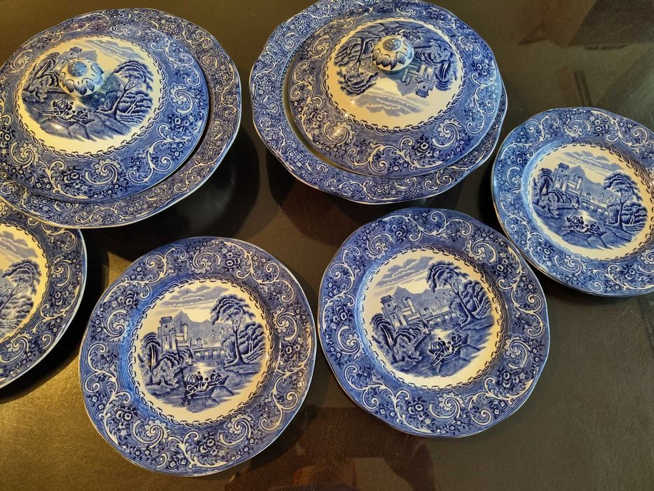 Сервиз порцелан Англия River scene