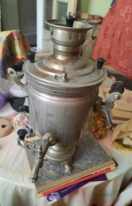 Самовар Тула антикварный на дровах