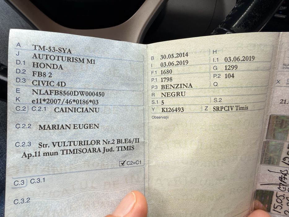 Honda civic sedan 1.8 cc