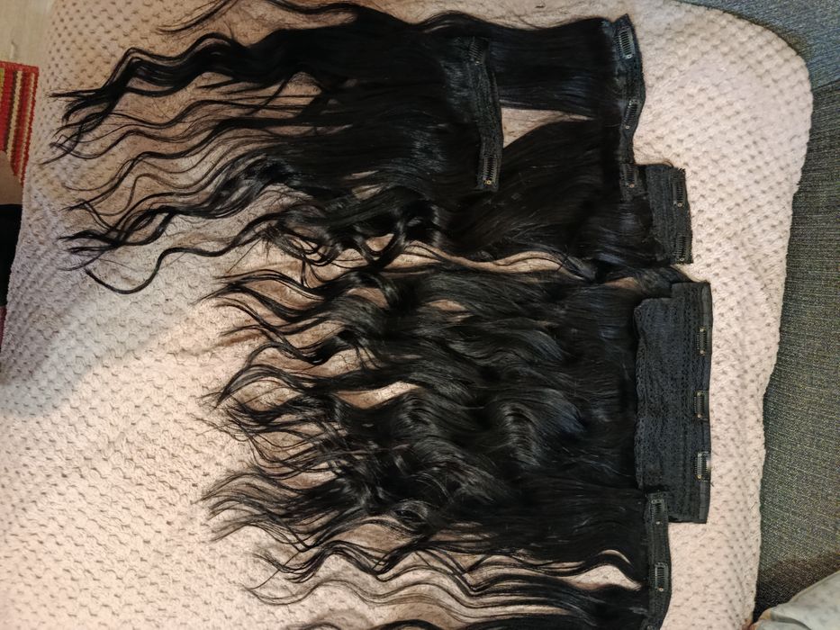 Уникална естествена коса 62 см