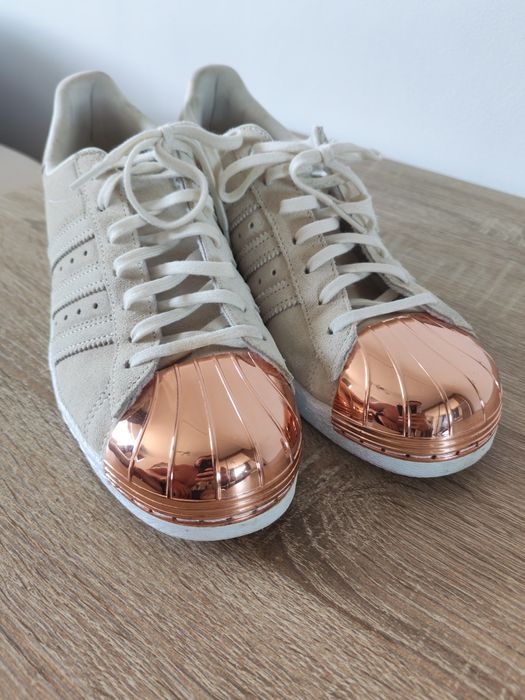 Adidas Superstar 80s Metal Toe S75057 | Piele întoarsă | Mărimea 41 1/3
