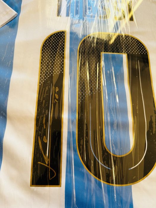 Messi Меси тениска с автограф,сертификат