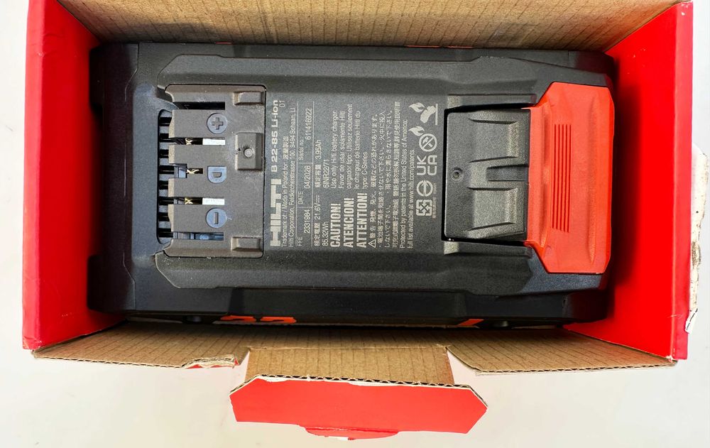 Hilti B 22-85 Nuron - Нова акумулаторна батерия 22V 4.0Ah 2026г.